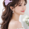 Floral Hair Claw Clip