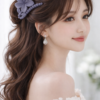 Matte Floral Sculpted Hair Claw Clip