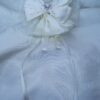 Pearl Glow Heart Bow Clip