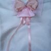 Peach Blossom Bow Clip