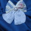 Elegant Vintage Bow Hair Clip – Floral Lace Design