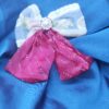 Blush Pearl Lace Bow Hair Clip