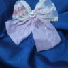 Blush Blossom Pearl Bow Clip
