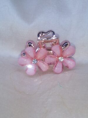 Blush Bloom Floral Hair Clutch