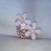 Blush Bloom Floral Hair Claw Clip