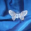 Crystal Wing Butterfly Hair Claw