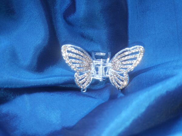 Crystal Wing Butterfly Hair Claw