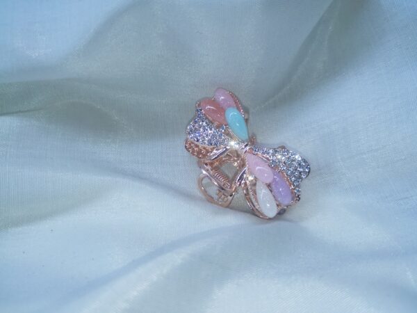 Pastel Crystal Butterfly Hair Claw Clip