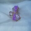 Elegant Purple Crystal Butterfly Hair Claw Clip