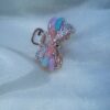 Pastel Crystal Butterfly Hair Clip
