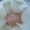 Rose Metal Stone Hair Clip