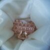 Rose Metal Stone Hair Clip