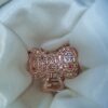 Rose Metal Stone Hair Clip