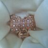 Rose Metal Stone Hair Clip