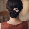 Pastel Crystal Butterfly Hair Claw Clip