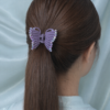 Lavender Sparkle Butterfly Hair Claw