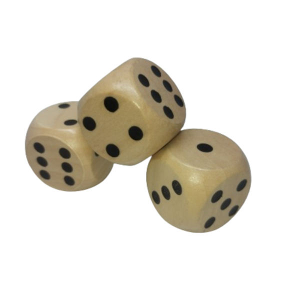 Wooden Dice Cube