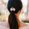 Blush Bloom Floral Hair Clutch