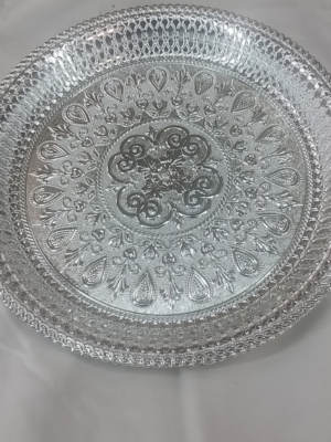 Elegant Embossed Decorative Plate