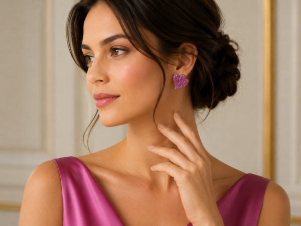 Blush Petal Elegance Earrings