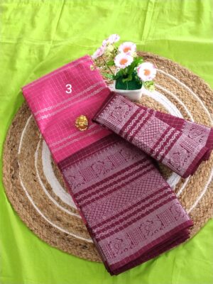 Raja Velthari Sungudi Cotton Saree |