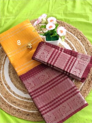 Raja velthari sungudi cotton sarees