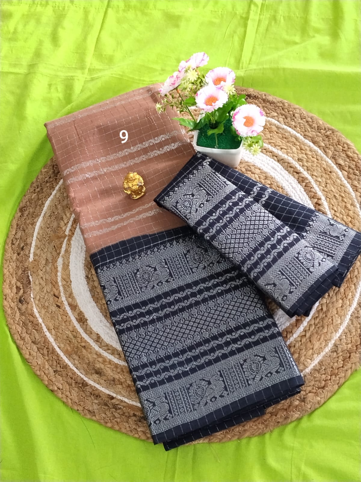 Raja velthari sungudi cotton sarees