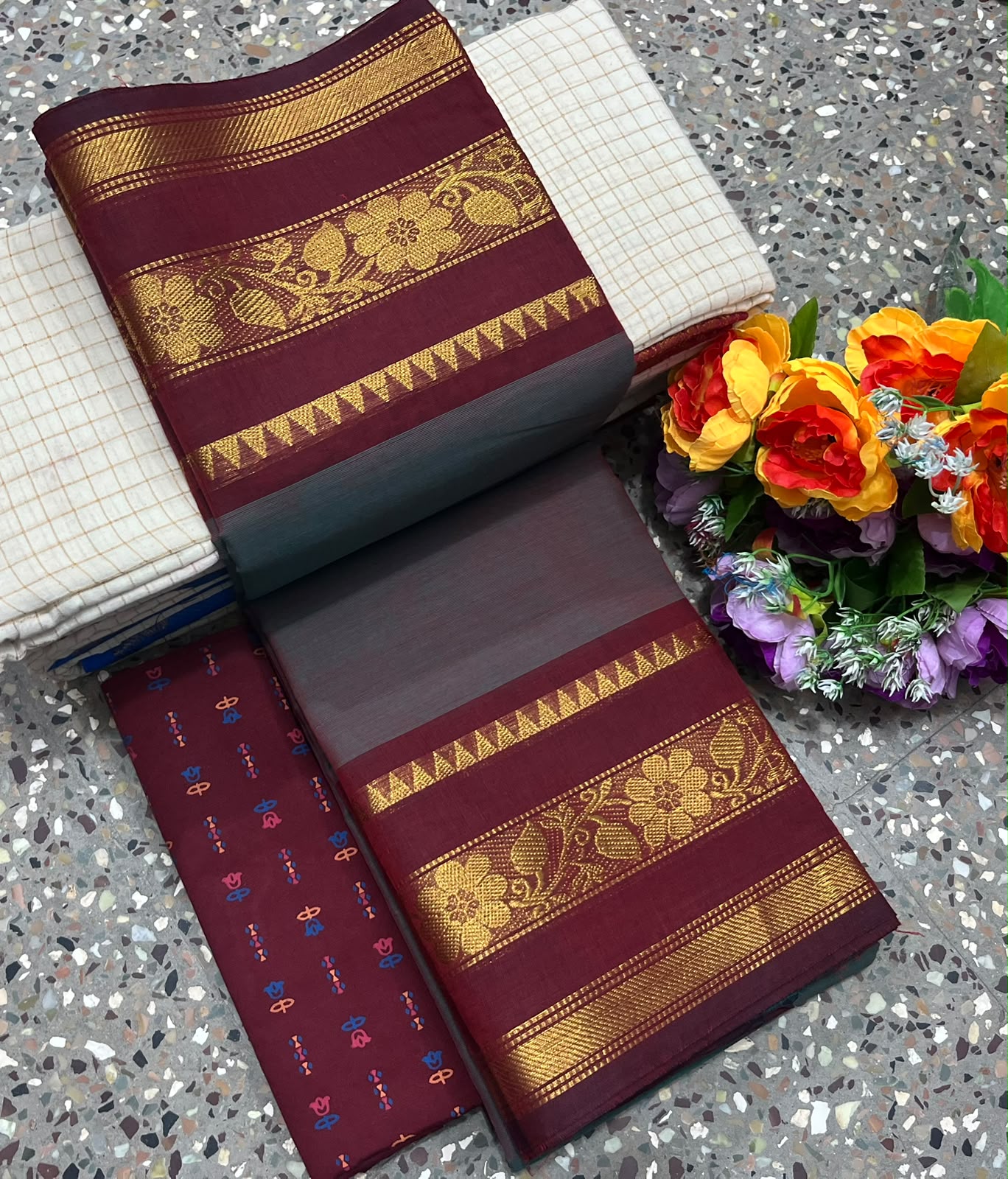 Chettinad cotton sarees