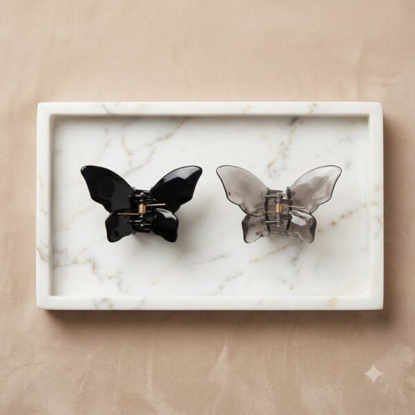 Classic Butterfly Hair Claw Clip - 1 Pair