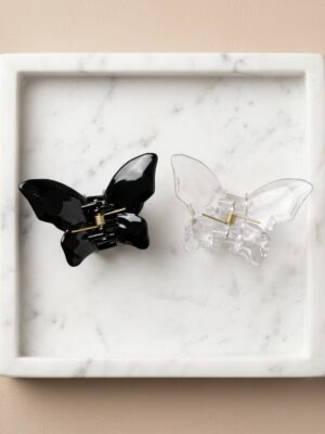 Classic Butterfly Hair Claw Clip - 1 Pair