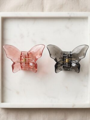 Classic Butterfly Hair Claw Clip - 1 Pair