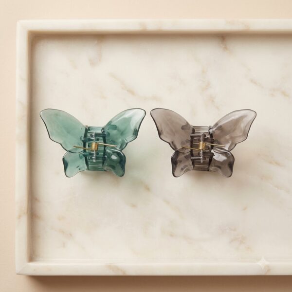 Classic Butterfly Hair Claw Clip - 1 Pair