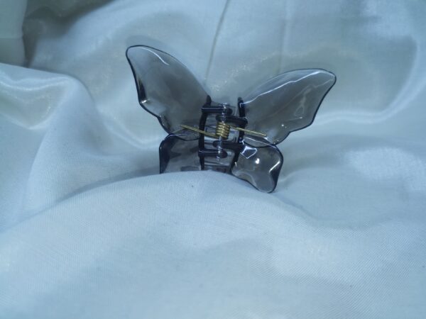 BP grey Classic Butterfly Hair Claw Clip - 1 Pair