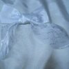 Elegant Pearl-Embellished Satin Bow - 1 Pair
