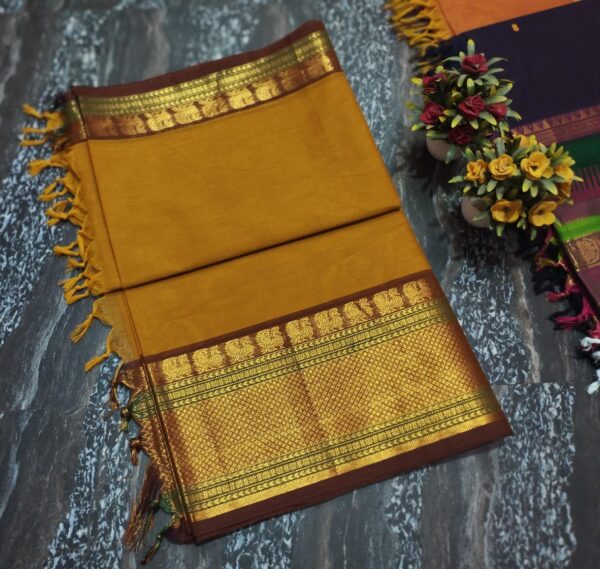 Kanchi cotton saree