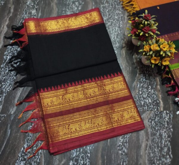 Kanchi cotton saree