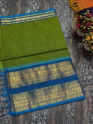 Kanchi cotton saree