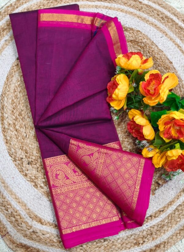 Kanchi cotton saree