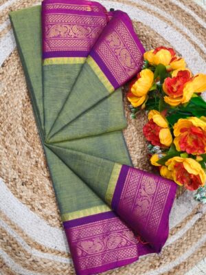 Kanchi cotton saree