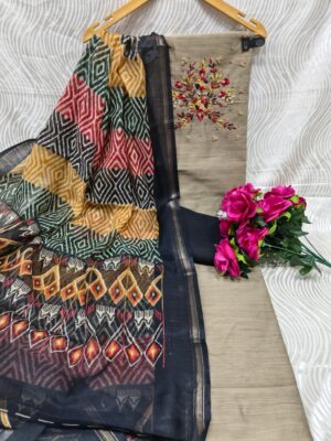 WhatsApp Image 2026-09-04 at 13.15.28 (2) Elegant Handcrafted Embroidered Suit Material with Printed Dupatta