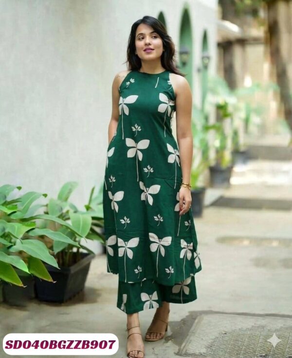 SLUB COTTON WITH PRINTED